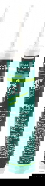 Joint Sealant: 10.1 oz Cartridge, Black, RTV Silicone